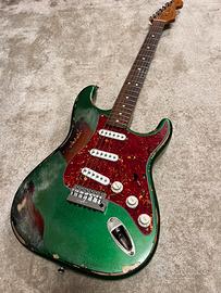 Fender Stratocaster Sparking Candy Green relic