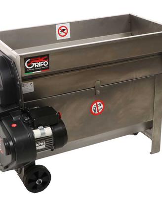 DIRASPATRICE INOX PIGIATRICE UVA APRIBILE 1800 W