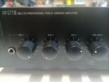 Amplificatore apart Ma 125