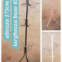 Appendiabiti terra ingresso metallo cappotto stand