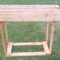 Aiuola rialzata per fragole 