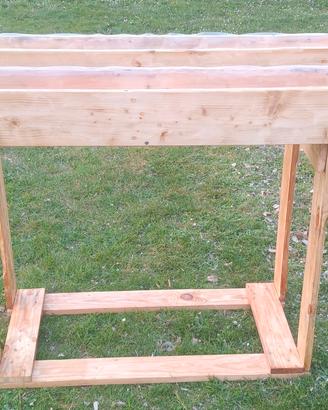 Aiuola rialzata per fragole 