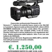 TELECAMERA PROFESSIONALE PANASONIC AG-UX90