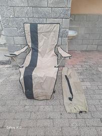 sedia pieghevole per campeggio, traversi e pic-nic