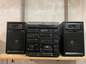 IMPIANTO STEREO VINTAGE PHILIPS FW364 COMPLETO