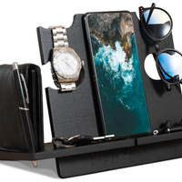 Docking station in legno per smartphone