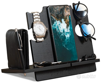Docking station in legno per smartphone