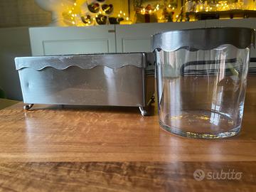 Contenitore salviettine ed ovatta ikea