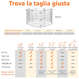 Foldable Octagonal Metal Exercise Dog Playpen - In