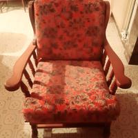 Coppia di poltrone stile rustico 