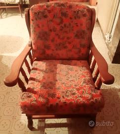 Coppia di poltrone stile rustico 