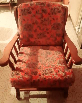 Coppia di poltrone stile rustico 
