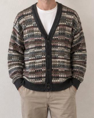 cardigan misto lana vintage anni 80 made in Italy 