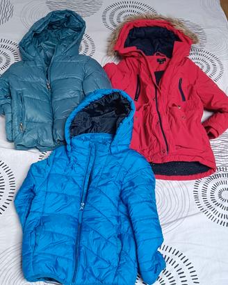 Lotto di 3 giubbotti invernali bambino 4-6anni  
