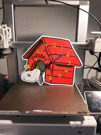 Orologio Snoopy Design Decorazione Parete