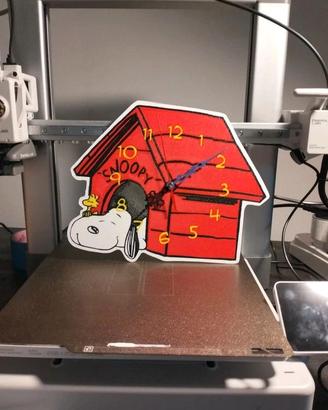 Orologio Snoopy Design Decorazione Parete