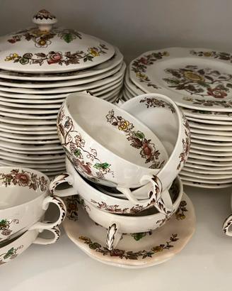 Servizio piatti ceramica inglese vintage