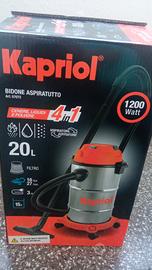 Garanzia Kapriol Bidone Aspiratutto 20L 1200W 