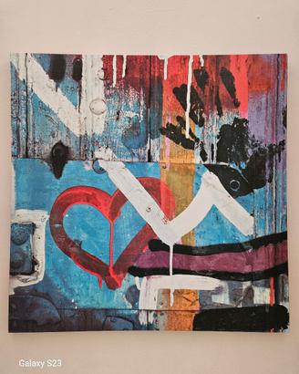 Quadro Stampa graffiti 90x90