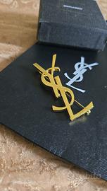 Spilla Saint Lauren 7cm oro