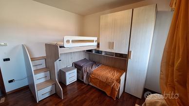 Cameretta 3 letti (1 estraibile) + materassi