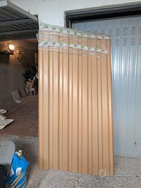 3 Lastre da copertura grecata in pvc grigio