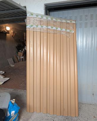 3 Lastre da copertura grecata in pvc grigio
