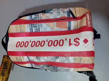 Zaino SPRAY GROUND unico fatto never produce again