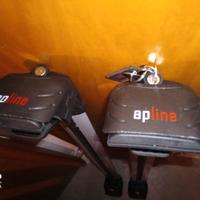 porta pacchi a 2 attacchi con chiusura antifurto 