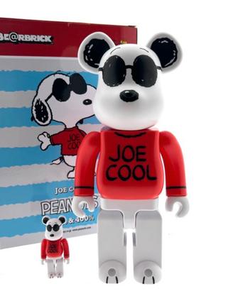 Bearbrick 400%-100% Snoopy / Joe Cool Medicom Toy