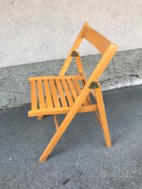 Sedia pieghevole vintage
