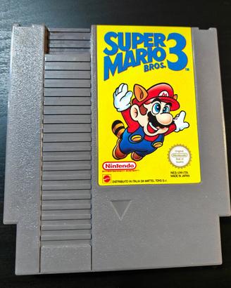 SUPER MARIO BROS 3 NINTENDO NES CARTUCCIA