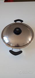 Pentola tegame AMC con coperchio
