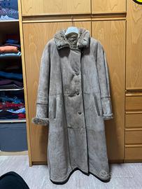 cappotto da donna in agnello shearling