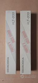 2 printer's inked ribbons Seikosha LT2051