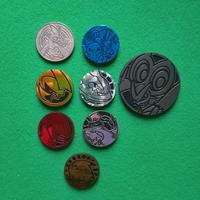 Lotto pokemon gettoni monete gioco