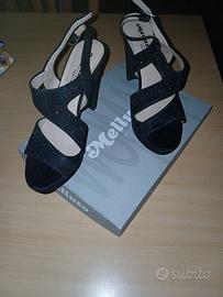Melluso scarpe indossate una volta.