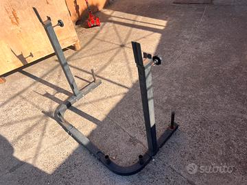 Rack aggiustabile per panca e squat palestra home