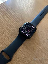 apple watch 7 lte  45 mm colore nero  midnight
