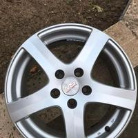 4 CERCHI in LEGA 16" MS MOTORSPORT, 5 fori