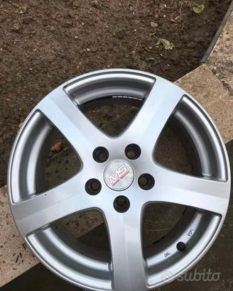 4 CERCHI in LEGA 16" MS MOTORSPORT, 5 fori