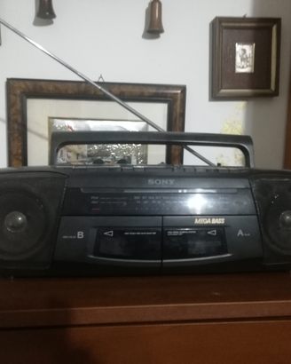 Radio con cassette
