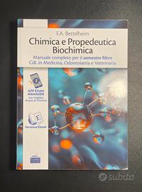 Chimica e Propedeutica Biochimica. Semestre filtro
