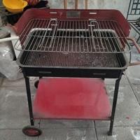 Carrello barbecue più attrezzi