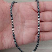 Collana uomo ematite