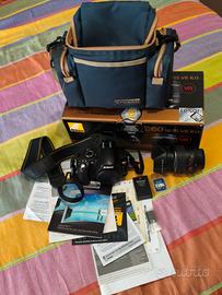 Nikon D60 con obiettivo 