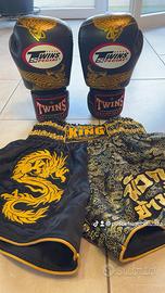 Guanti e pantaloncini box/muy thai
