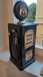 Mobiletto/stipo decorativo Route 66 pompa benzina