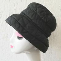 Cappello donna trapuntato nero