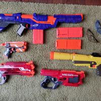 Fucili e pistole NERF + accessori